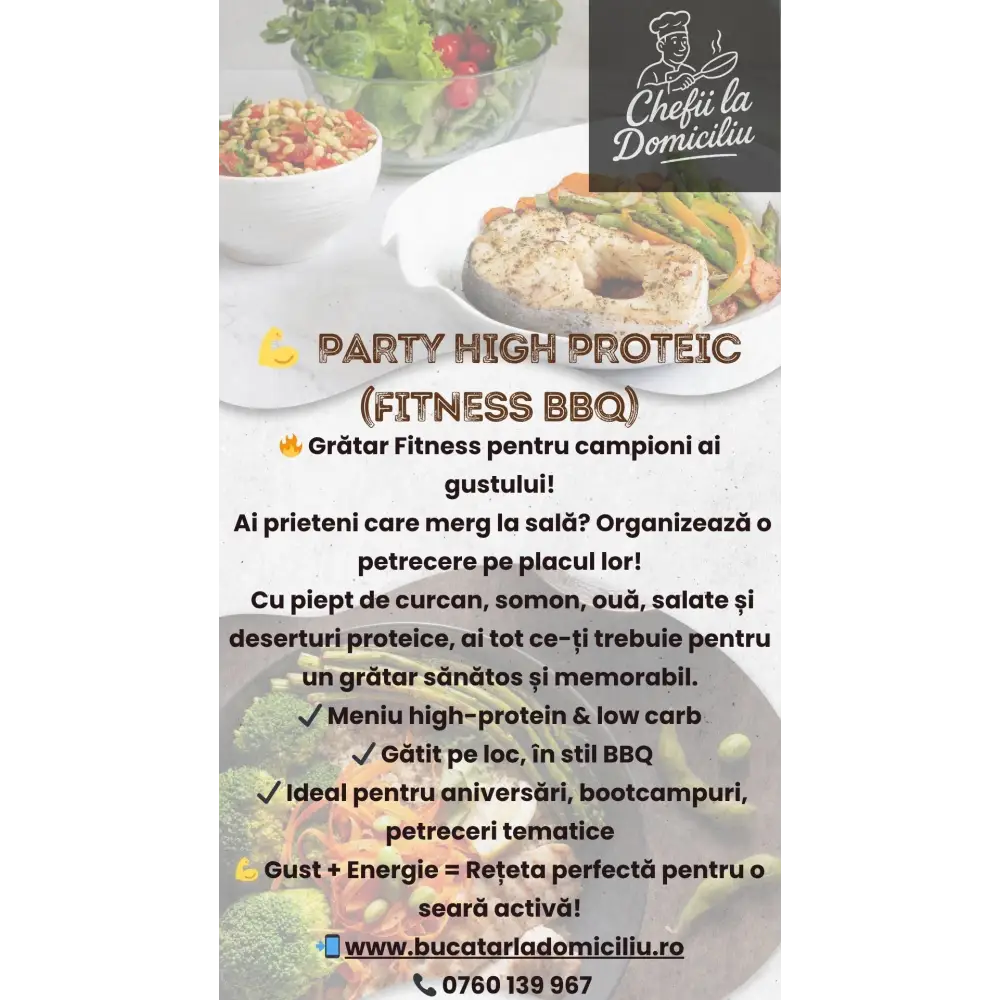Grill High Proteic – Bucătar la domiciliu pentru meniuri sănătoase și bogate în proteine - Grill High Proteic